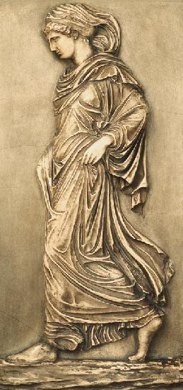 Plaster cast of the `Gradiva'