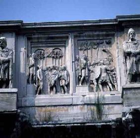 Detail from the Arch of Constantinebuilt to celebrate the Emperor's victory over Maxentius (AD 312)