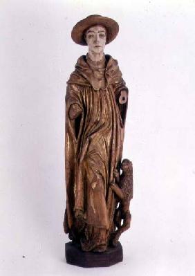St. Jerome: wooden sculpture from Kassa