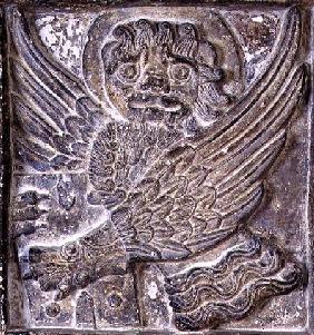 Lion, Symbol of St. Mark the Evangelist, relief,Byzantine