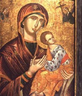 Mother of God of the PassionGreek Icon from Crete