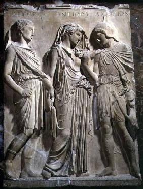 Orpheus Eurydice and Hermes