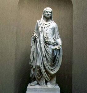 Statue of the Emperor Maxentius (306-312 AD) as Pontifex Maximus Roman