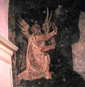 Wall painting depicting an angel