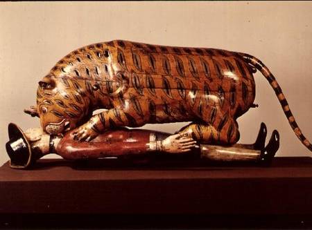 Tipu's Tiger. Made for the amusement of Sultan Tipu from Anonymous painter