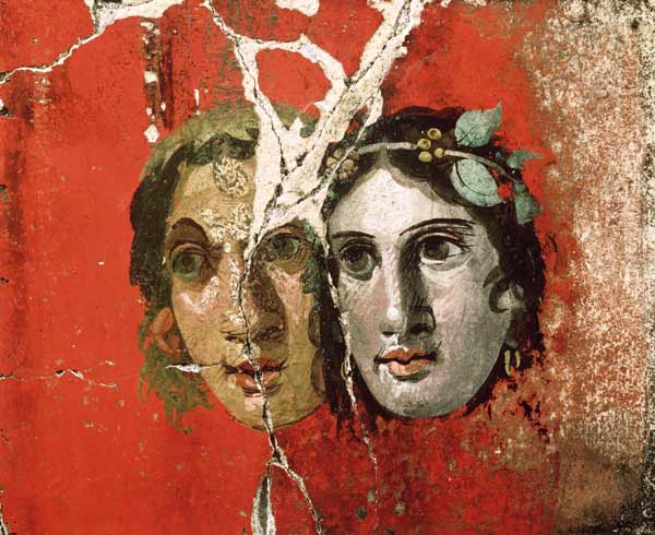 Wall painting of a couplePompeii from Anonymous painter