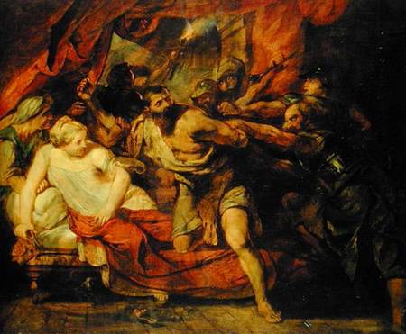 The Imprisonment of Samson, after a painting by Rubens from Anselm Feuerbach