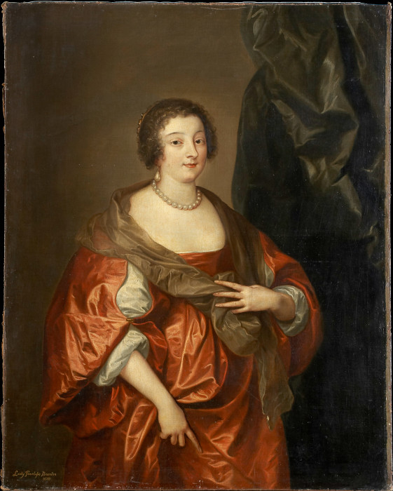 Portrait of Penelope Naunton, Lady Herbert from Anthonis van Dyck