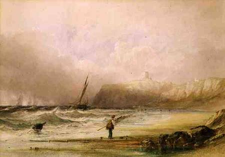A Breezy Day at Scarborough (watercolour) from Anthony Vandyke Copley Fielding