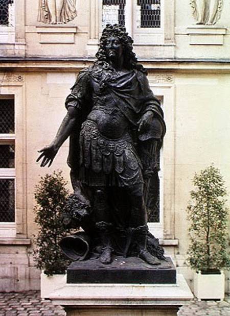 Statue of Louis XIV (1638-1715) from Antoine Coysevox