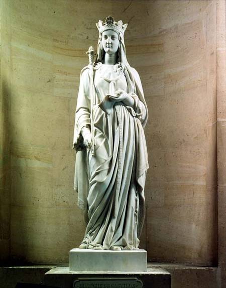 Blanche of Castile (1188-1252) Queen of France from Antoine Etex