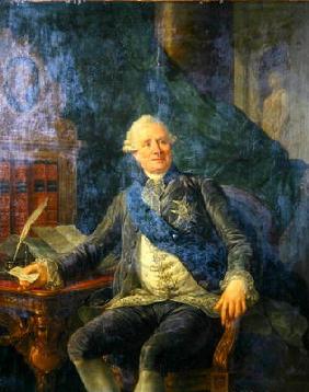 Charles Gravier (1719-87) Count of Vergennes (oil on canvas)