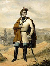 Portrait of the Polish freedom fighter Tadeusz Kosciuszko