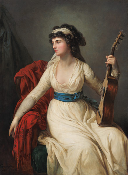 Portrait 'Tina' Gräfin of Brühl. from Anton Graff