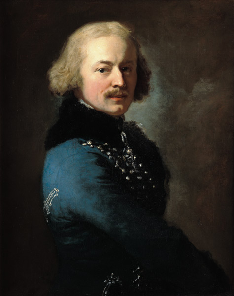 Portrait of the Karl Wilhelm Ferdinand of Funck. from Anton Graff