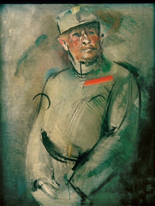 Portrait of an Austrian officer from Anton Kolig