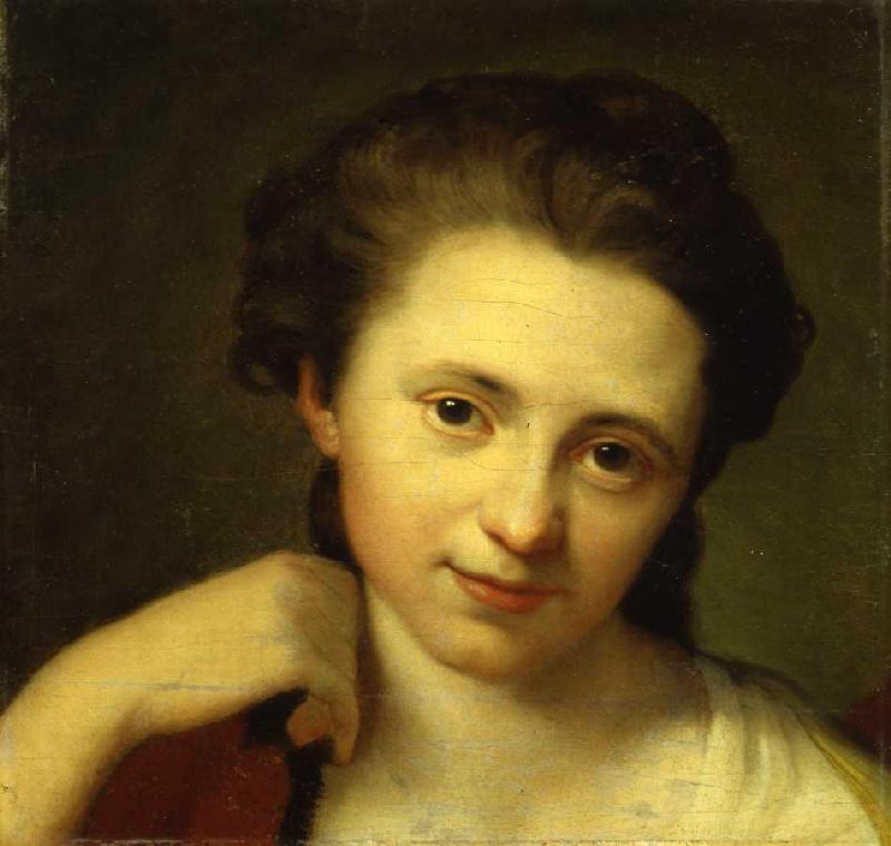Portrait von Angelika Kauffmann. from Anton von Maron
