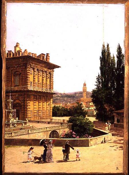 By the Pitti Palace, Florence from Antonietta Brandeis