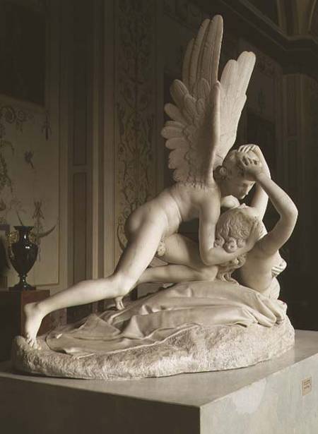 Cupid and Psyche, sculpture from Antonio  Canova