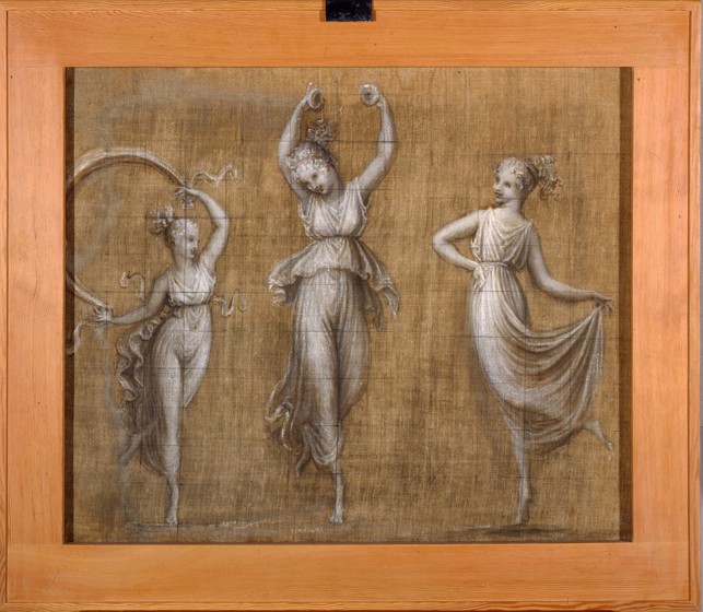 Three dancers from Antonio Canova