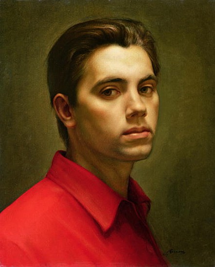 Self portrait, 1959 (oil on tempera)  from Antonio  Ciccone