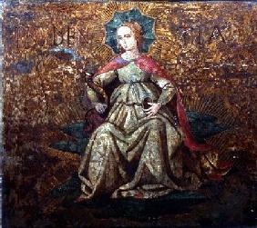 Allegory of Prudence, end panel of a cassone