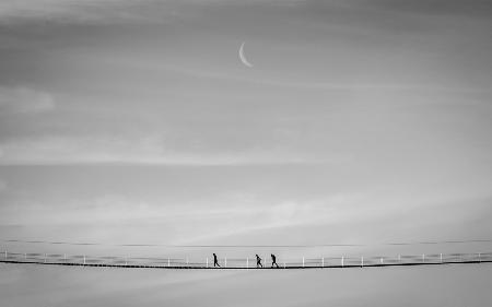 Moon and Bridge