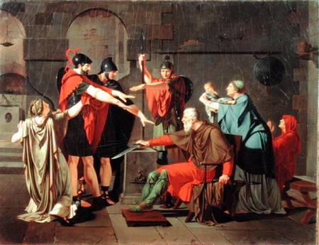 The Oath of the Horatii from Armand Charles Caraffe