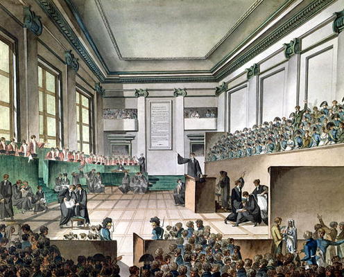 The Trial of the Cadoudal Affair, c.1804 (w/c on paper) from Armand de Polignac