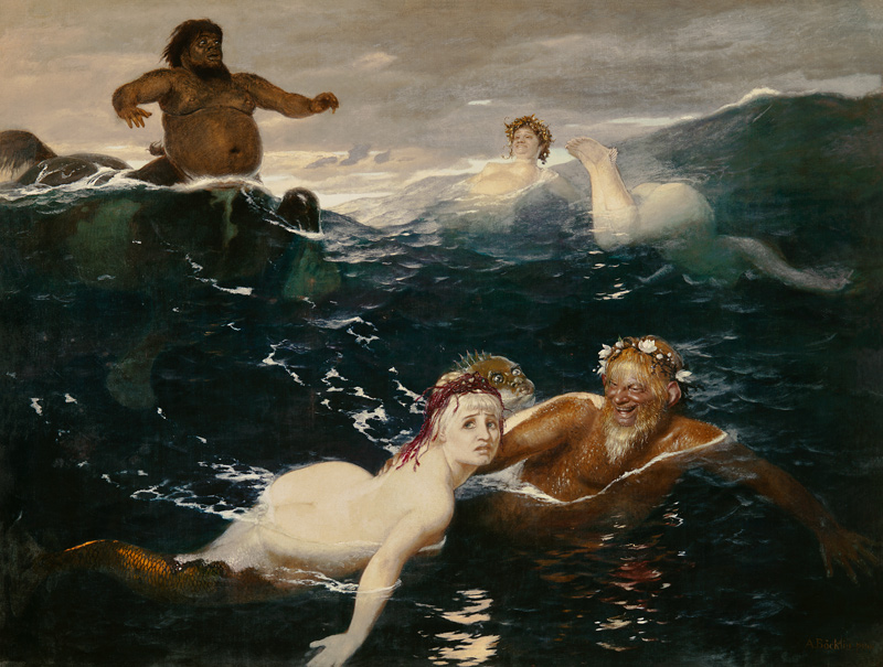 In the game of the waves from Arnold Böcklin