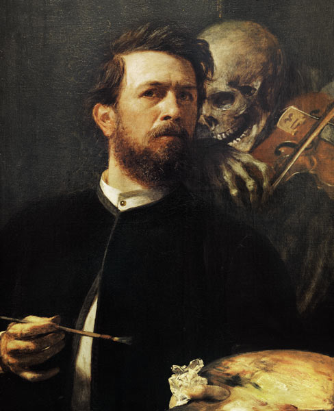 Self-portrait of Arnold Böcklin