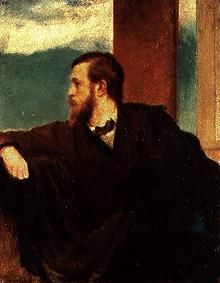 Self-portrait from Arnold Böcklin