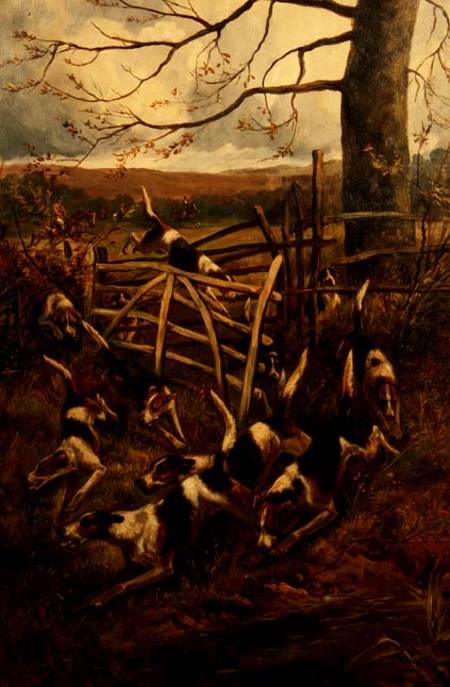 Over the Fence, or Hounds in Full Cry from Arthur Alfred Davis