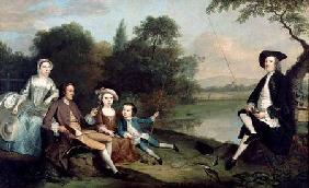 Portrait of a family of Anglers