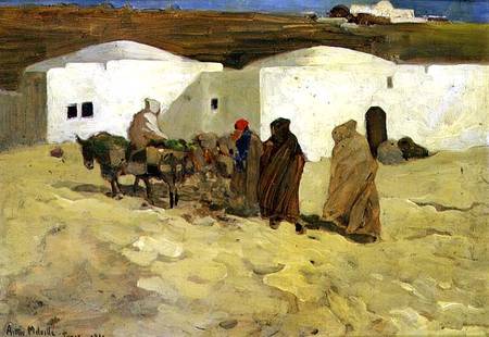 A Scene in Tunis from Arthur Melville