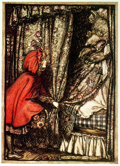 Little Red Riding Hood from Arthur Rackham