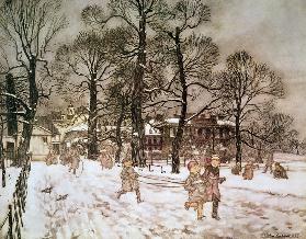 Winter in Kensington Gardens from Peter Pan in Kensington Gardens  by J.M. Barrie