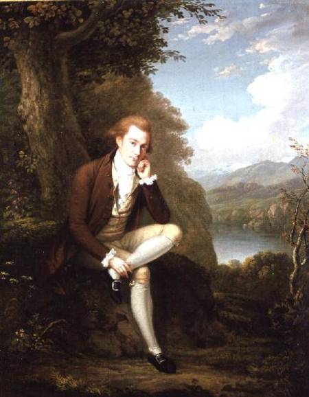 Portrait of a man in brown from Arthur William Devis
