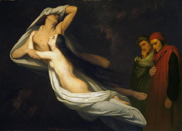 Paolo and Francesca from Ary Scheffer