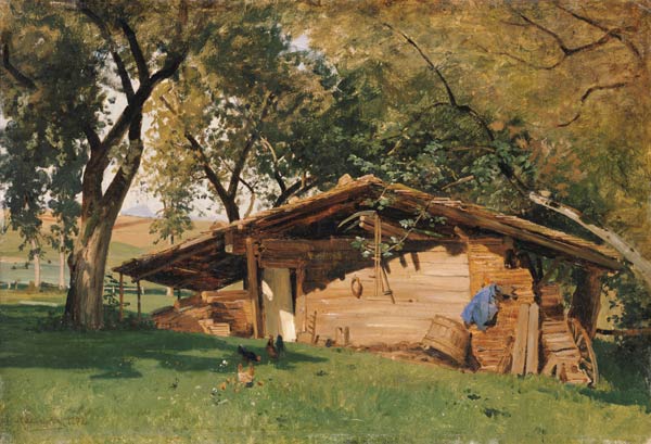 A Hut at Chiemsee from Ascan Lutteroth