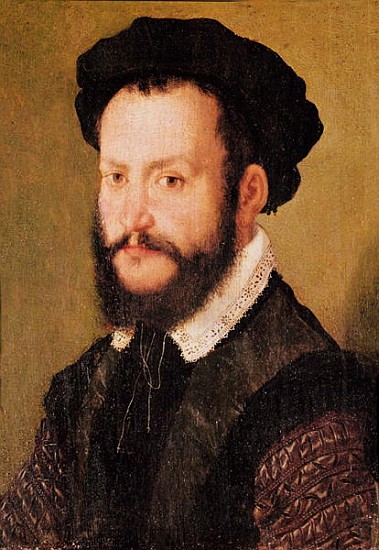 Portrait of a Man with Brown Hair, c.1560 from (attr. to) Corneille de Lyon