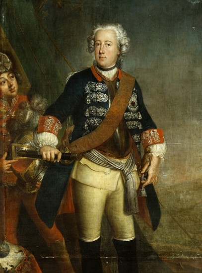 Frederick II as King from (attr. to) Antoine Pesne