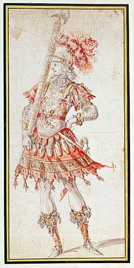 Costume design for Carousel, c.1662 from (attr. to) Henry Gissey