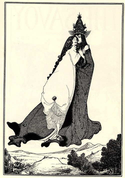 The Ascension of Saint Rose of Lima from Aubrey Vincent Beardsley