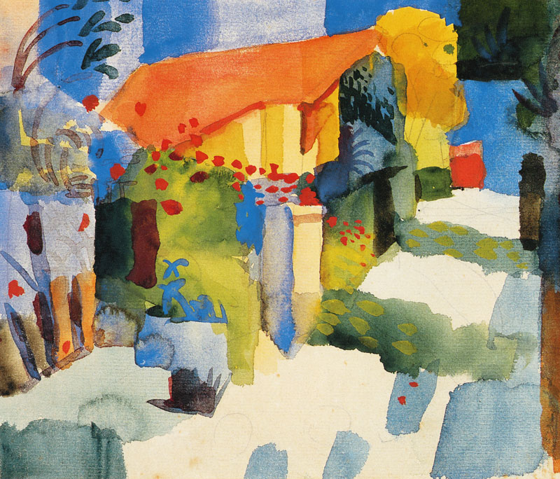 Live in the garden from August Macke