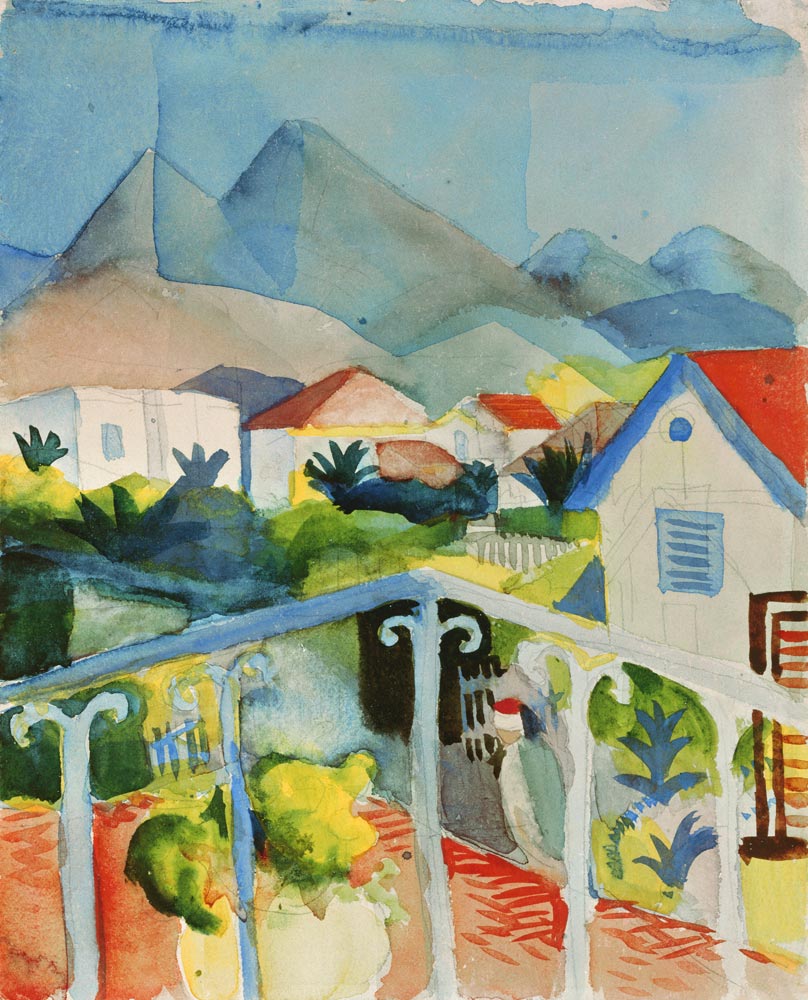 St. Germain at Tunis from August Macke