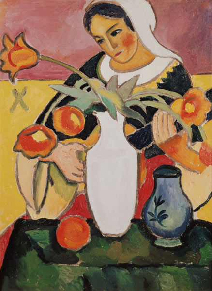 The Lute Player from August Macke