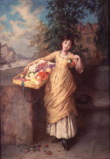 The Flower Seller from Augustus Edward Mulready