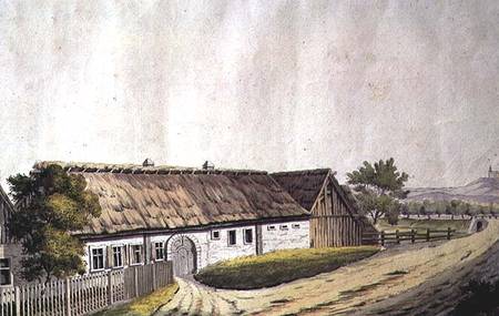 The birthplace of Franz Joseph Haydn (1732-1809) in Rohrau, Lower Austria from Austrian School