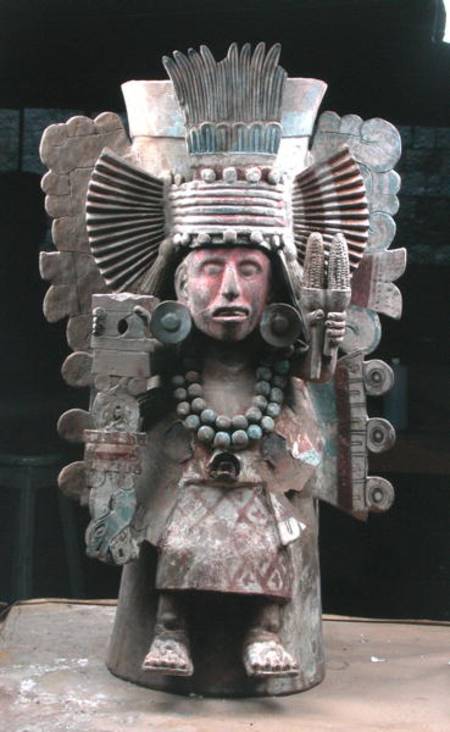 Votive Vessel with an image of Xilonen from Aztec